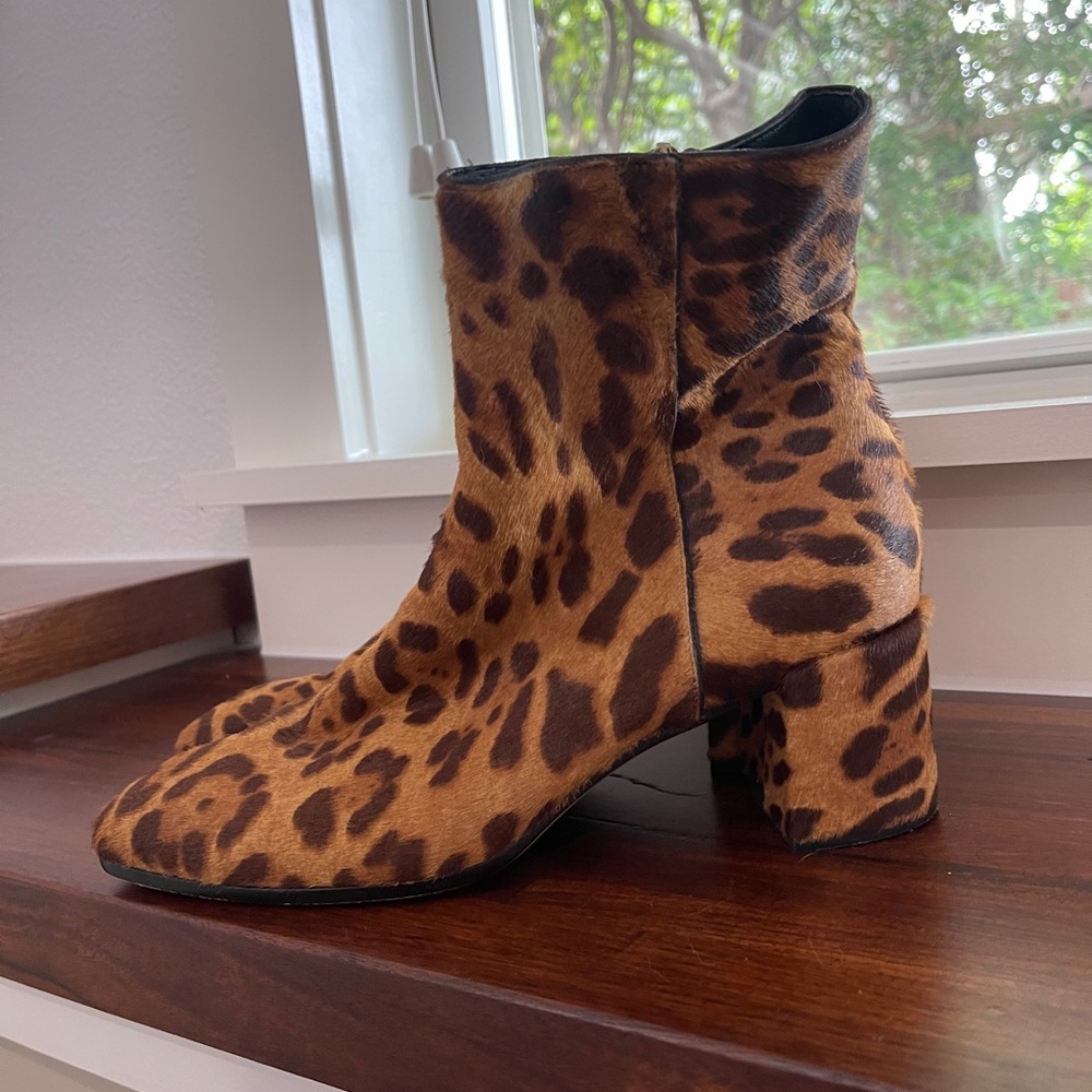 M Gemi Leopard Boots 38.5